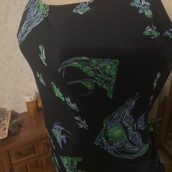 Vintage Jantzen swimsuit featuring bright colored tropical fish 🐠 - Picture 4 of 8